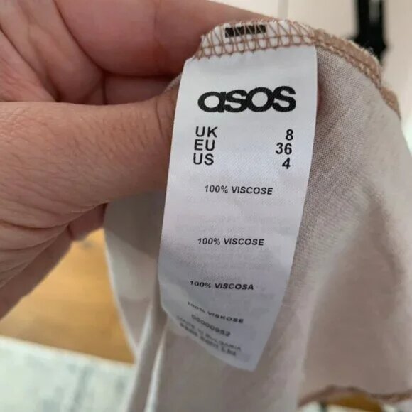 ASOS | Maternity Polka Dot Sleeveless Blouse Size 4 - Picture 7 of 7